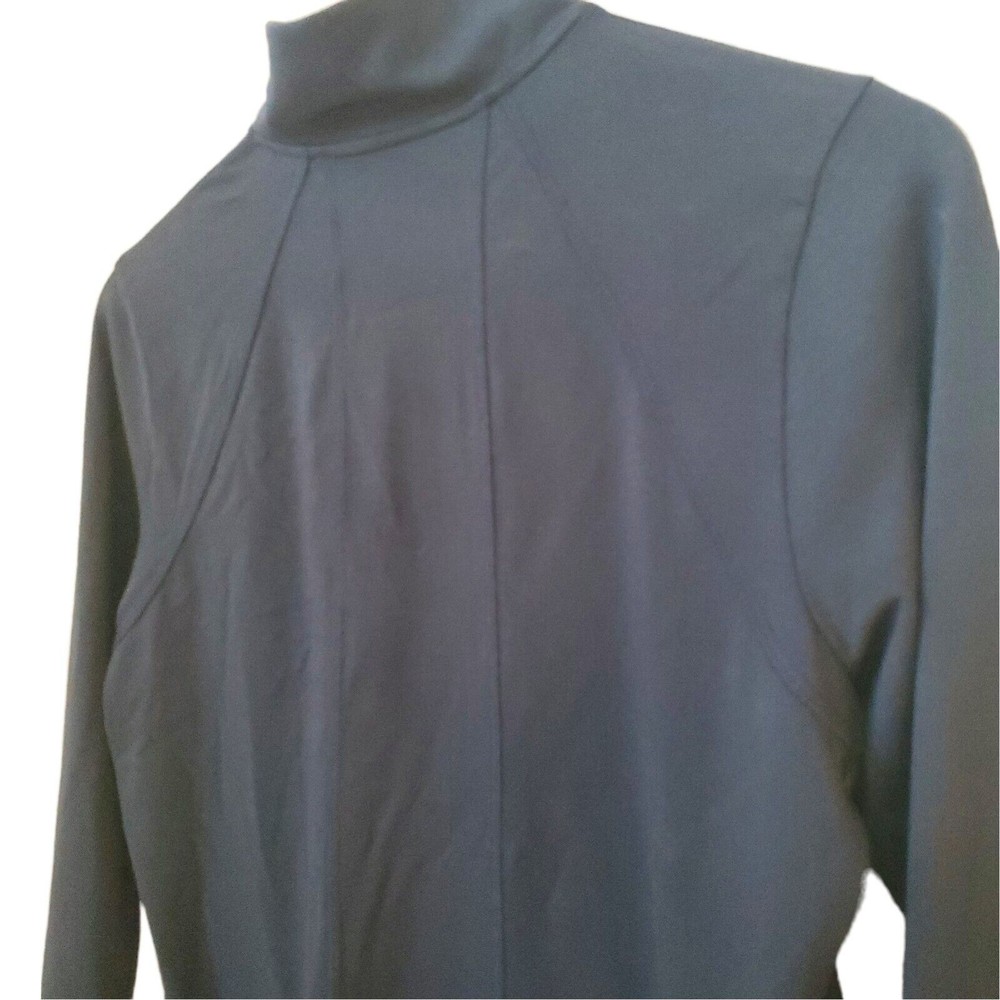 Lauren Ralph Lauren Women's Black Quarter Zip Pullover Sweater Sz L Black Label - Picture 5 of 8